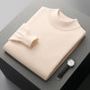 Autumn And Winter New Half-collar Wool Sweater Men's Thin Pullover Bottoming Shirt
