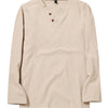 Cotton Linen Men's Long Sleeve V-neck Casual Beach Linen Shirt Fashion Leisure Men's Clothing Casual And Breathable Shirt