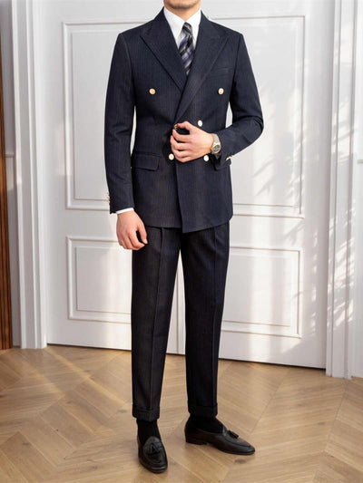 Abito Doppiopetto Slim Fit Stile Autunnale Nuovo