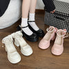 Sweet French Chunky Heel Mary Jane Shoes Shallow Mouth All-matching