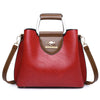 Large Capacity Totes Middle-aged High-grade Soft Leather Shoulder