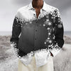 Men's Loose High-grade Comfortable Long Sleeve Lapel Button Shirt Top Fashion Brand