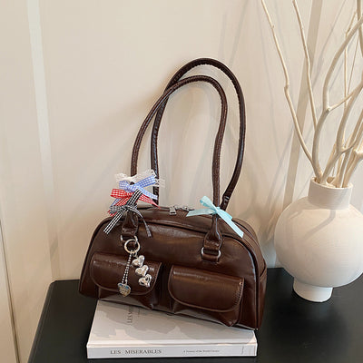 New Autumn Winter Retro One Shoulder Underarm Pillow Bag