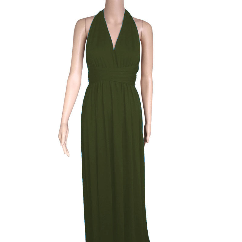 New Summer Stylish Cross-back Open-back Dress