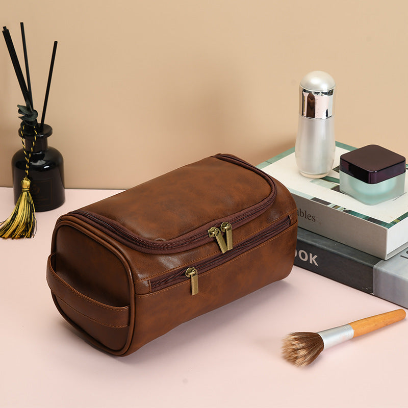 Nuovo astuccio cosmetico multifunzionale da viaggio con grande capacità e custodia impermeabile