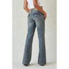 Jeans Bootcut Lavati Effetto Usurato Slim-fit Stile Vintage