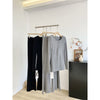 Women's Solid Color Casual Top And Trousers