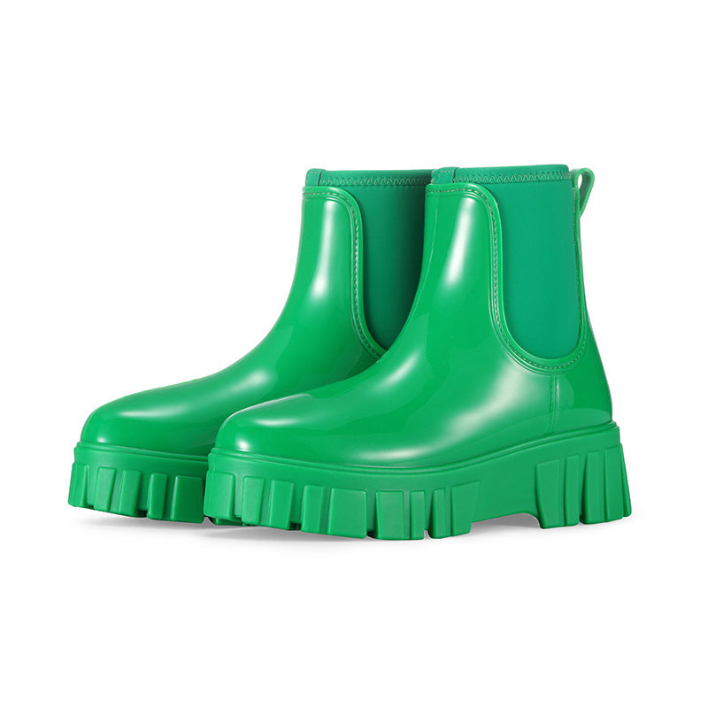 Height Increasing Waterproof Non-slip Low Tube Rain Boots
