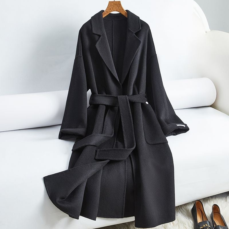 Extended European And American Bathrobe Baggy Coat