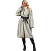 Overknee Thickened Temperament Slim Women Coat