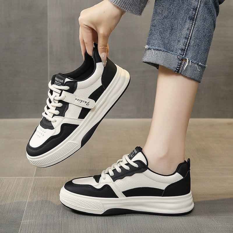 Sneakers casual alla moda, leggere e dall'aspetto alto, con suola spessa