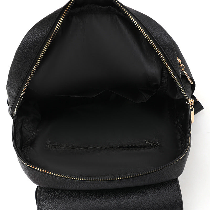 Casual Leather Women's Advanced Texture Backpack