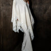 Elegant Light-luxury Lace-trimmed Shawl-style Gown
