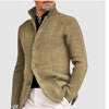 Casual Long Sleeve Solid Color Knitted Coat
