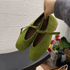 Flat Square Toe Mary Jane Pumps Women's Shoes