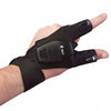 Ed night fishing with light fishing gloves outdoor fishing lighting repair equipment with dry battery glove lights