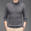 Spring And Autumn Casual Half Turtleneck Solid Color Sweater