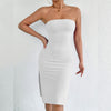 Womens Stylish Slit Figure-hugging Sexy Dress