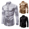 Host Ceremony Men's Lapel Long Sleeve Shirt