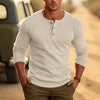 Men's Bottoming Shirt Henry Collar Long-sleeved T-shirt