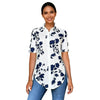 Top stampato da donna alla moda