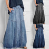 Stylish And Minimalist Womens Denim Skirt