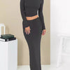 Women's Autumn Pure Color Comfort Slim Fit Two-piece Suit