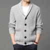 Men's Classic Lapel Cardigan Casual Sweater
