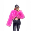 Short Stitching Winter Warm All-matching Top Jacket