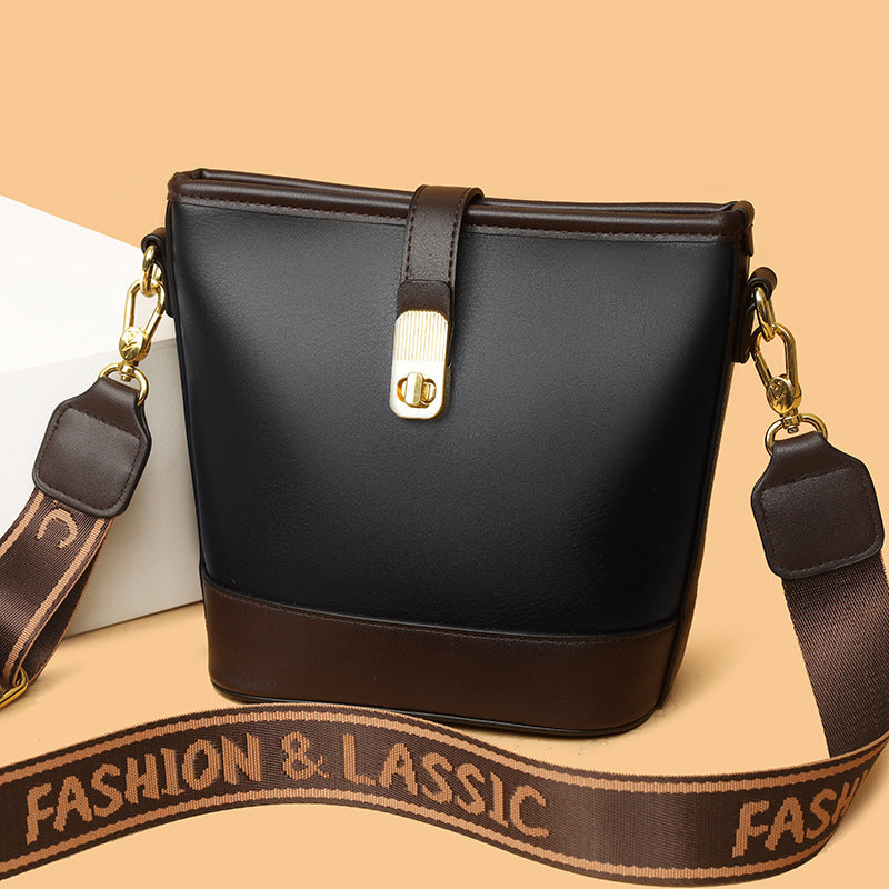 Fashion Korean Style Bucket Bag All-match Shoulder Messenger Bag