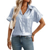 Casual Relaxed Fit Womens Short Sleeve Top