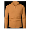 Men's Solid Color Half Zipper Sweater