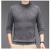 Spring And Autumn Casual Half Turtleneck Solid Color Sweater