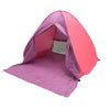 Sunscreen Shelter Tent Anti-UV Pop Up Beach Canopy Outdoor Camping Hiking Tent Travelling Easy Carrying Portable Parts