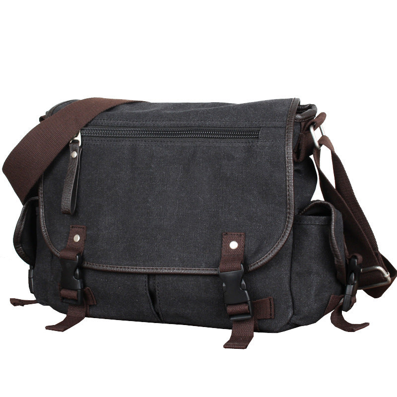 Canvas Male Postman Crossbody Backpack