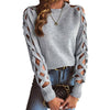 New Hollow Cloth Stitching Long Sleeve Women's Knitwear
