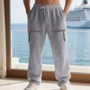 Linen Autumn Men's Loose Trendy Zipper Men's Casual Pants