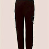 Zipper Pocket Design High Waist Tooling Pants
