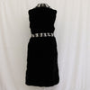 Warm Large Lapel Zebra Belt Plus Size Vest