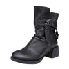 Fashion Personality Women's Retro Chunky Heel Ankle Boots