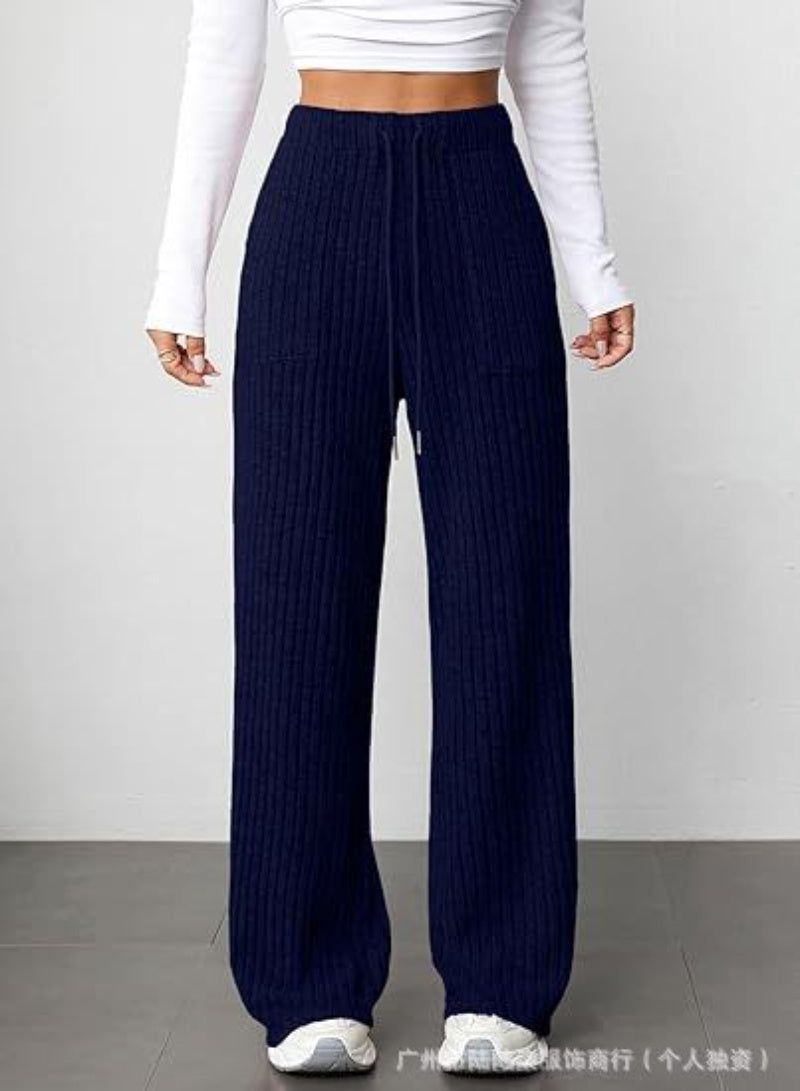 Casual Loose Knitted Women's Trousers