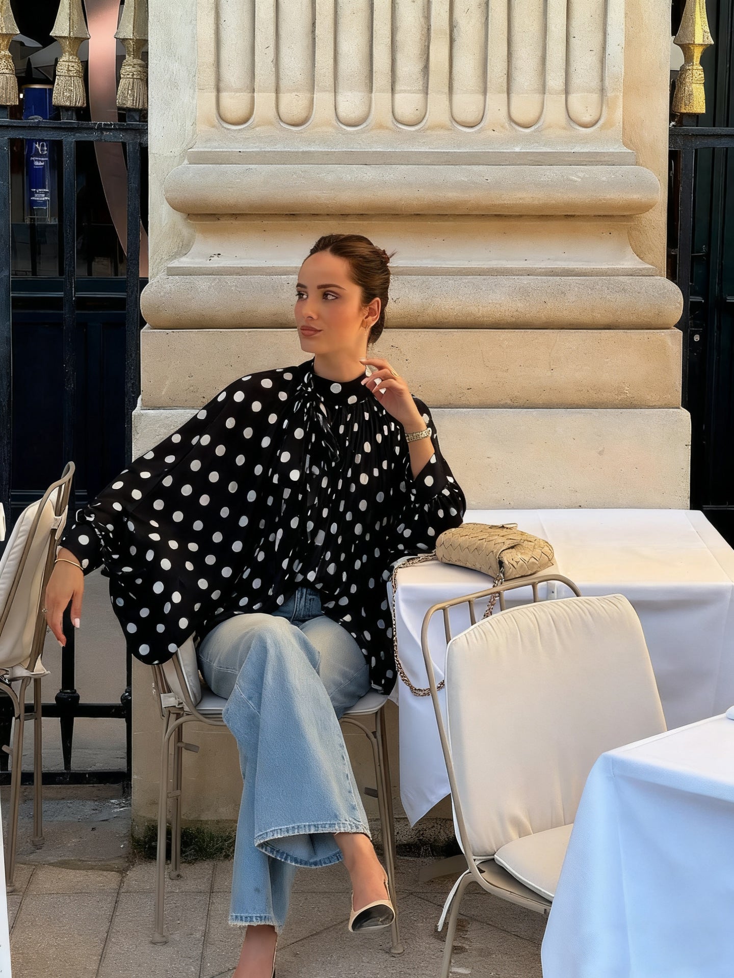 Stylish Minimalist And Relaxed Fit Long Sleeve Top For Women