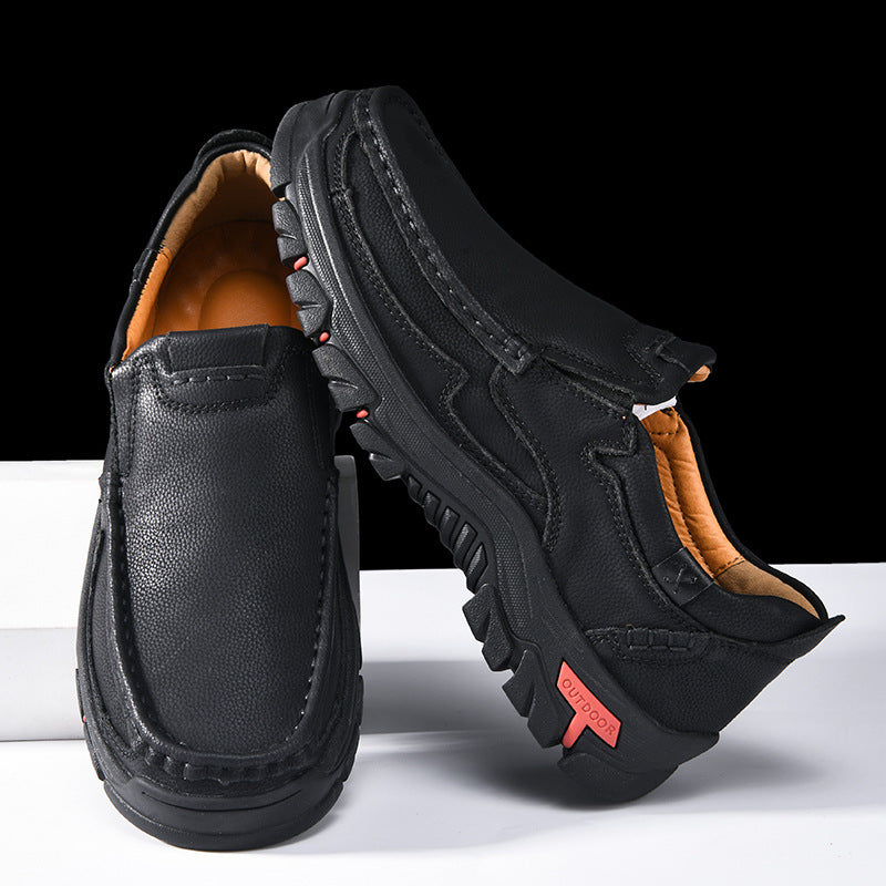 Men's Plus Size Casual Loafers Non-slip Breathable Latex Insole