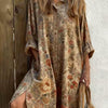 New Womens Printed Short Sleeve Shirt Dress