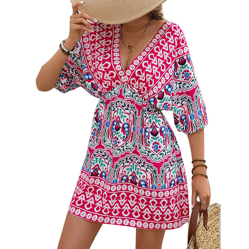 Resort-style Beach Dress Elegant For Commuting