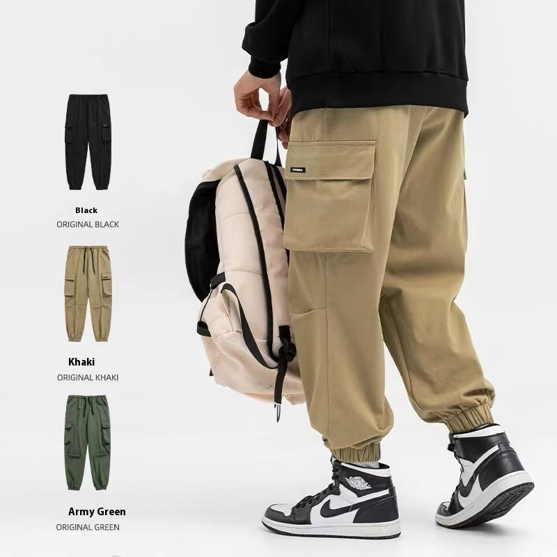 Men's Loose Tappered Cargo Pants Fashion
