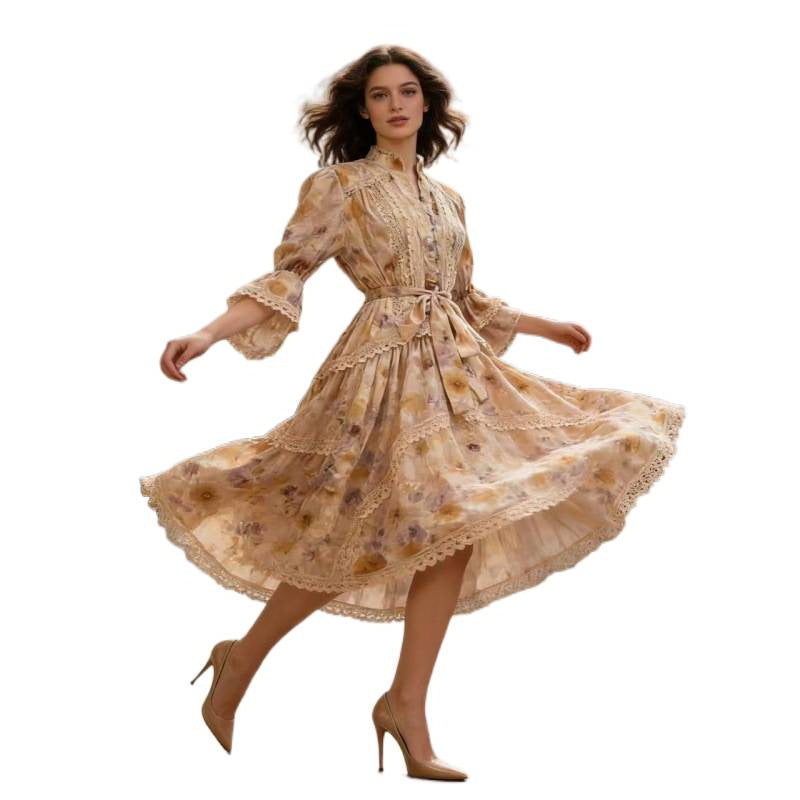 Vintage Lace Patchwork Dress