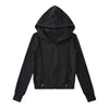 Autumn Fleece-Lined Drawstring Hoodie For Women