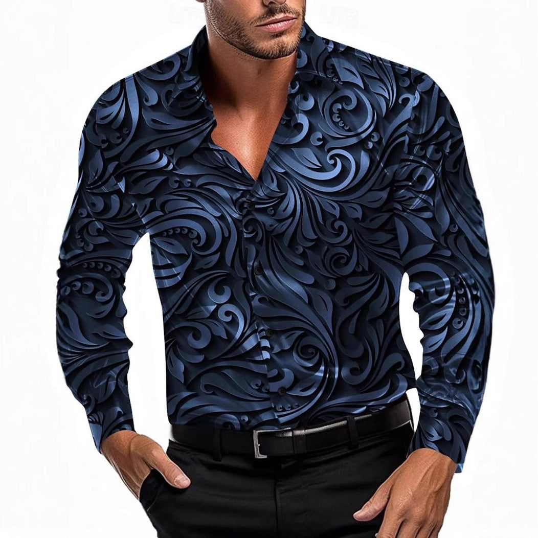 Cool Fashion Vintage Printed Shirt Hawaiian Shirt Men's Summer Shirt