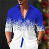 Men's Loose High-grade Comfortable Long Sleeve Lapel Button Shirt Top Fashion Brand